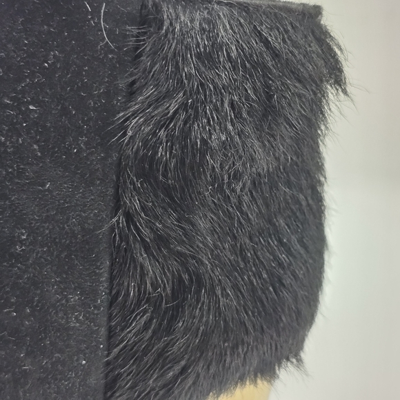 Furla Womens Ankle Bootie Round Toe Zip Side Gold Heels Leather Black Size 35.5 - Picture 5 of 14